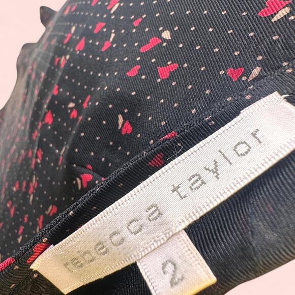 Black and red floral print - Picture 4 of 4